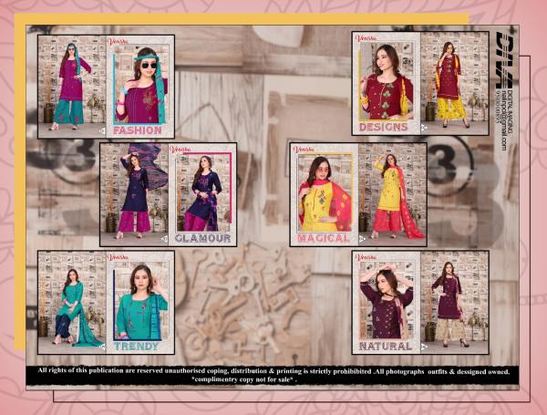 Venisha Humasafar Designer Rayon Readymade Salwar